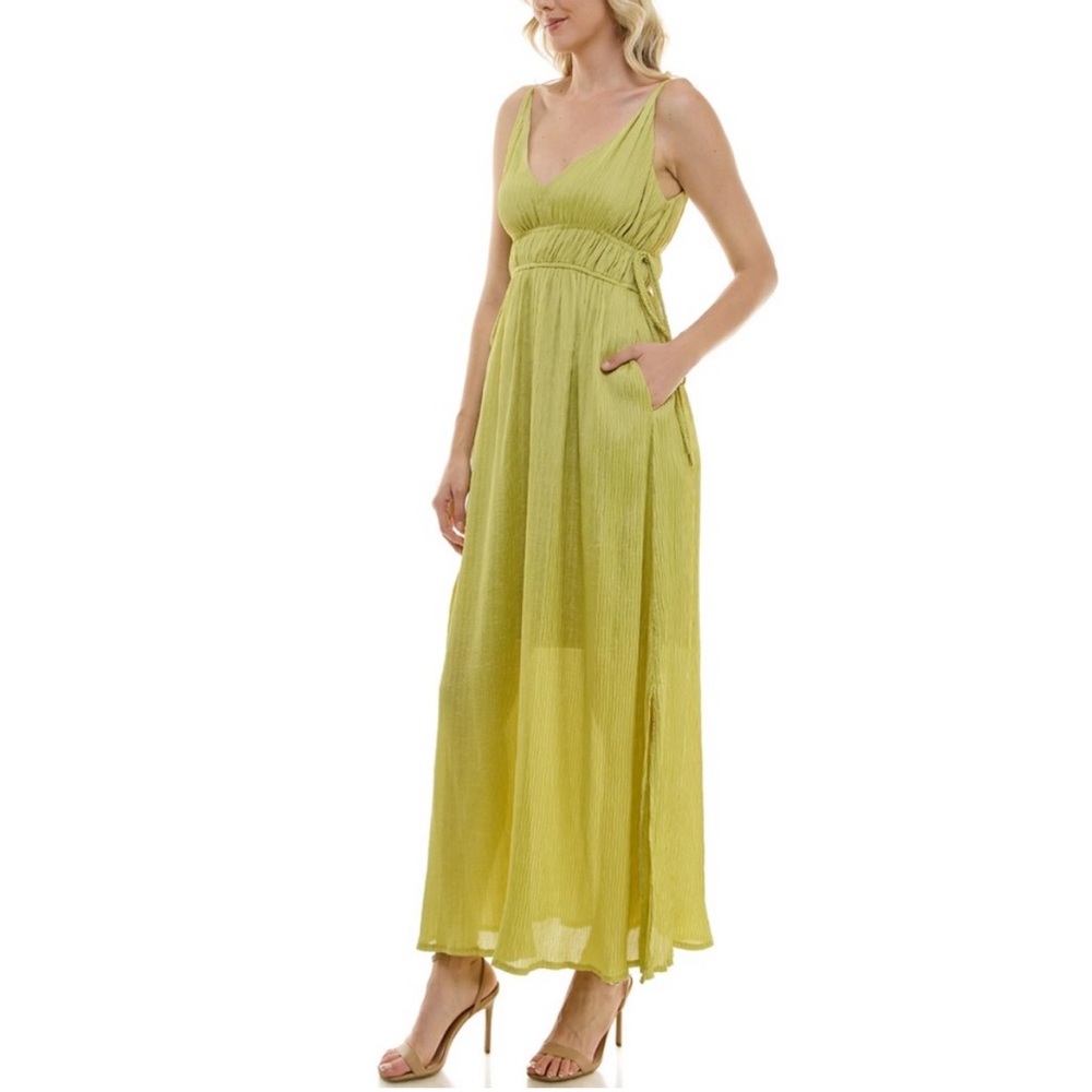 Chartreuse Maxi Dress